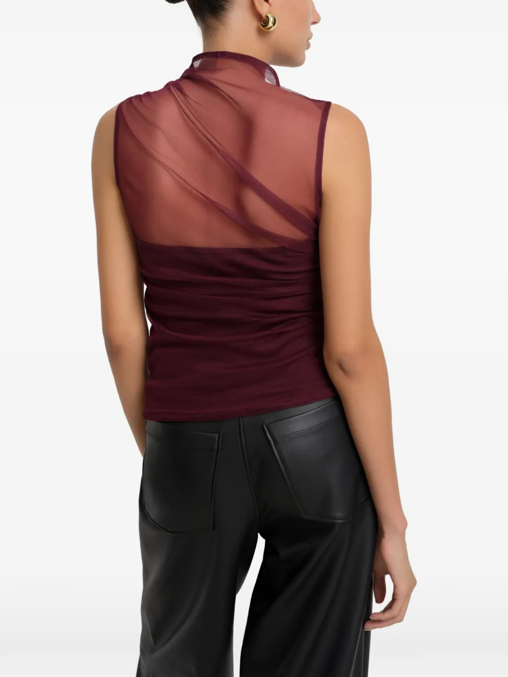 Marcella Amila mouwloze top Rood