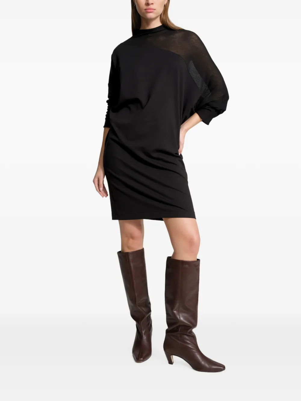 Marcella Ariel mini-jurk Zwart