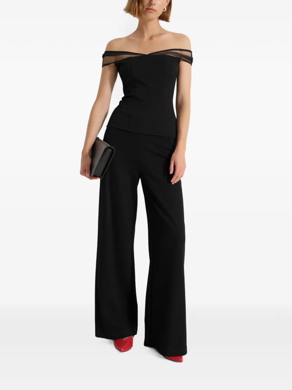 Marcella Marlis mouwloze top Zwart
