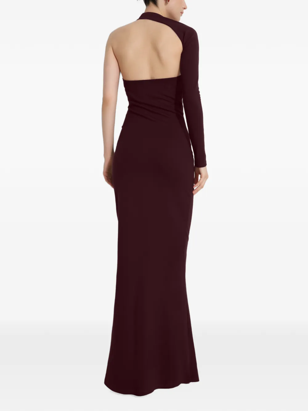 Marcella Manhattan asymmetrische avondjurk Rood