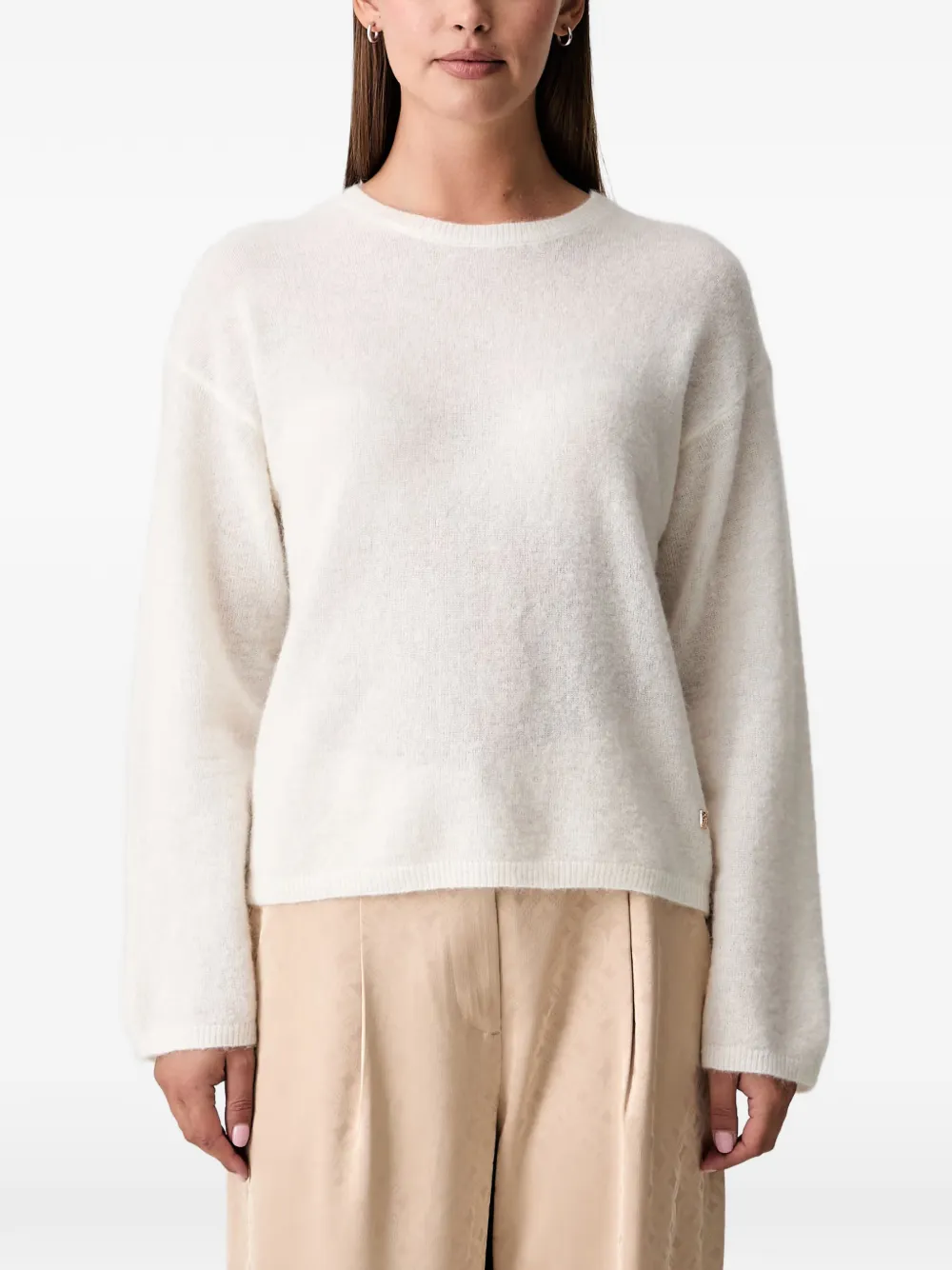 Mos Mosh Mape crew-neck sweater