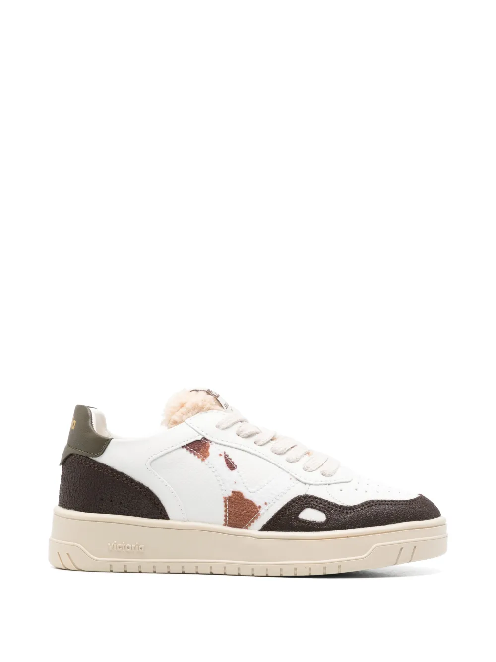 Victoria leather panelled sneakers