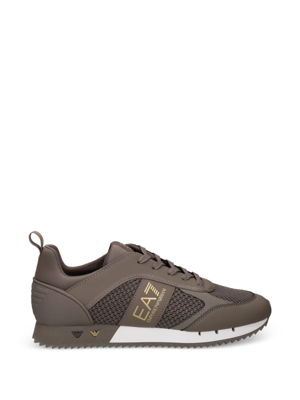Ea7 Emporio Armani Sneakers con stampa - Marrone