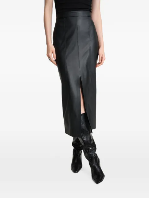 Marcella Nerida slit-detail midi skirt