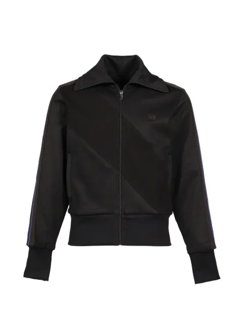 Wales Bonner logo-embroidered striped jacket
