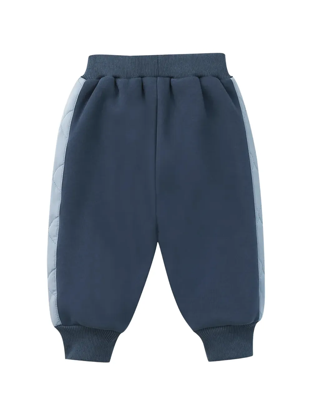 Donsje Noorien trainingsbroek met gewatteerd vlak Blauw