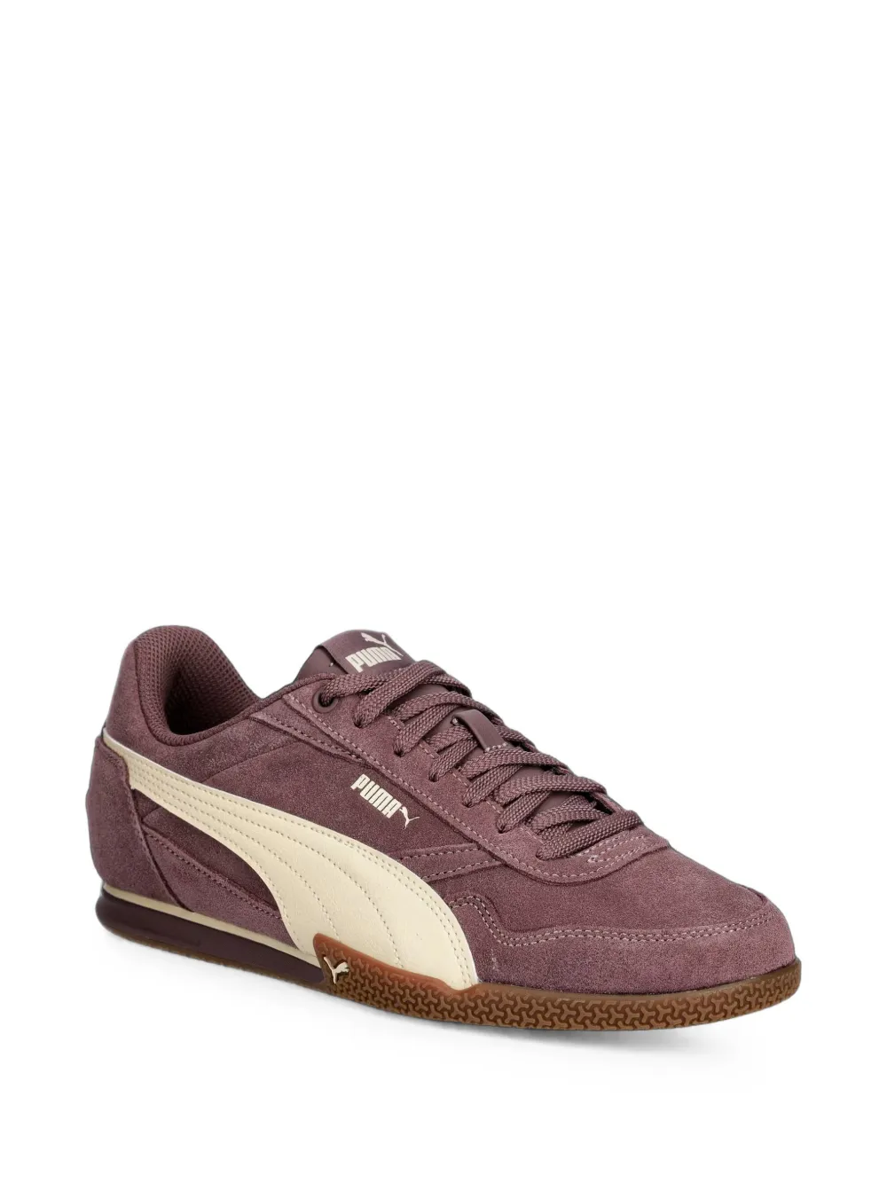 PUMA Bella Donna logo-patch calf suede sneakers Zwart