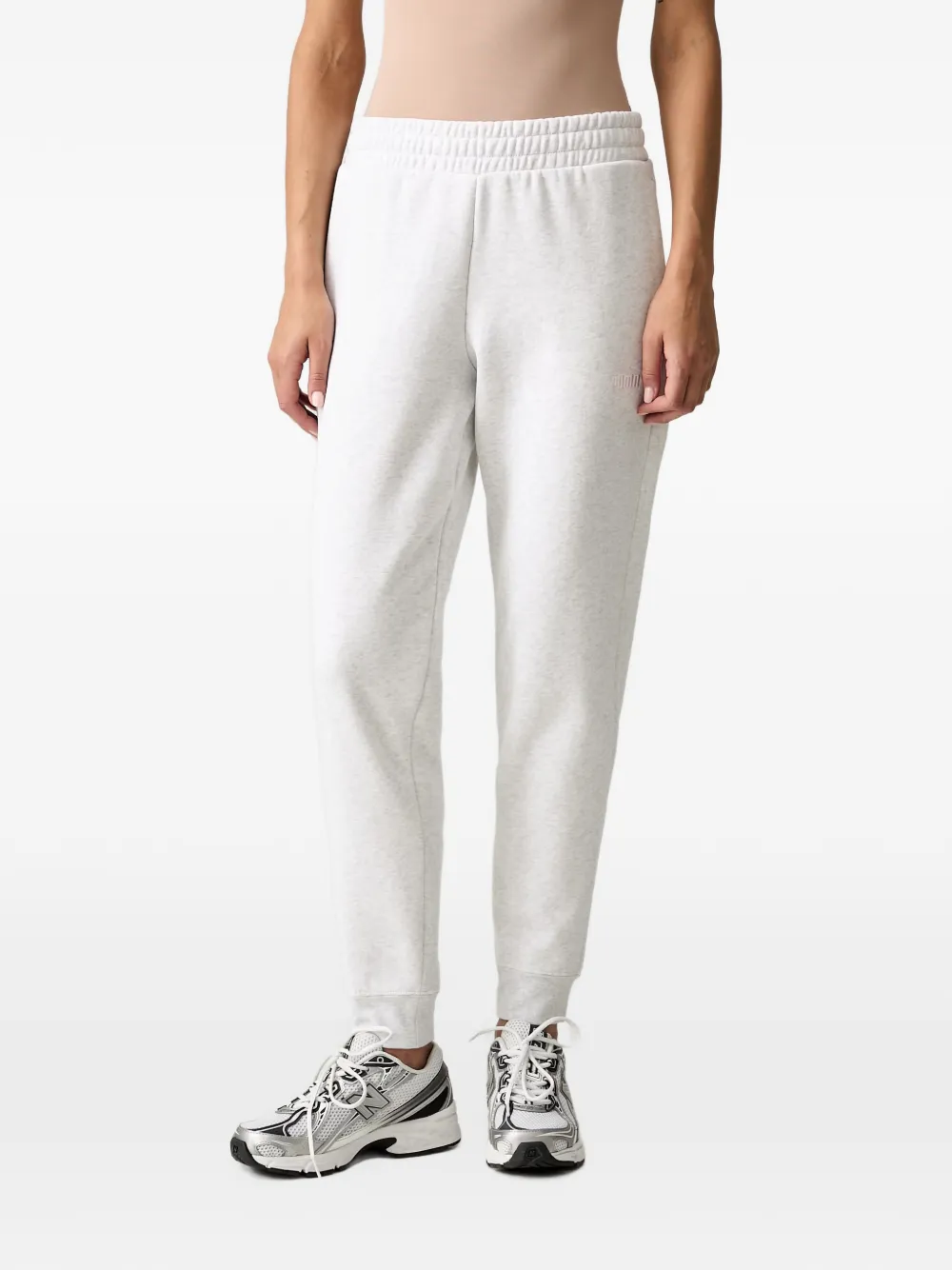 PUMA logo-embroidered tracksuit Grijs