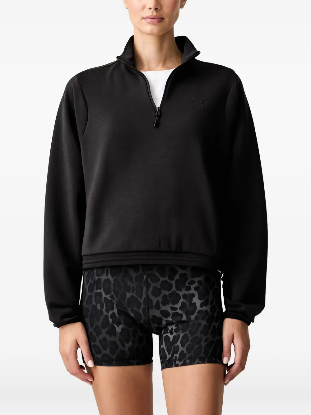PUMA quarter-zip sweater - Nero