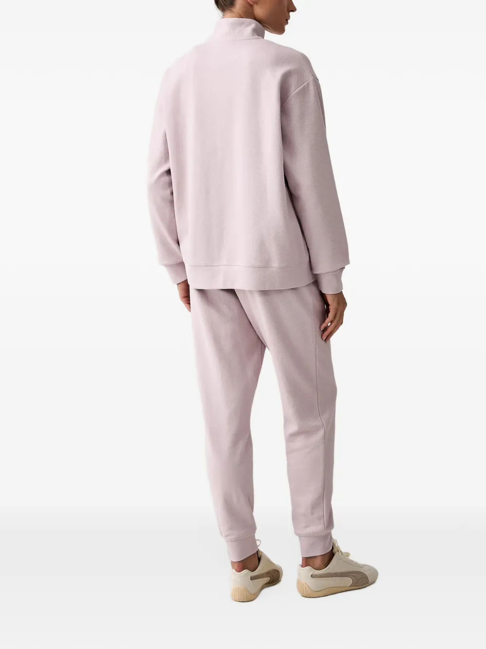 PUMA logo-embroidered tracksuit set Roze