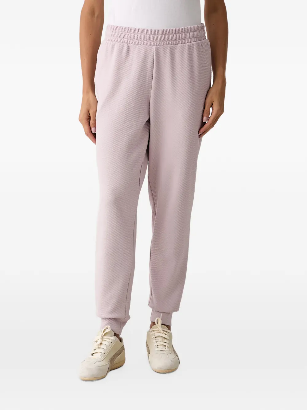 PUMA logo-embroidered tracksuit set Roze