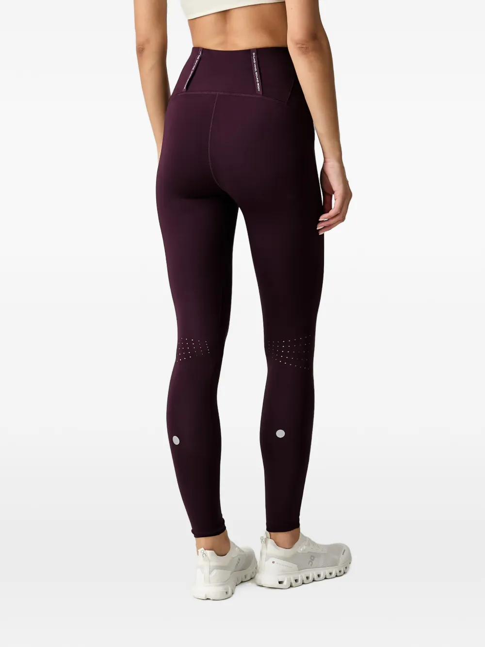 ASICS Road logo-print performance leggings Paars