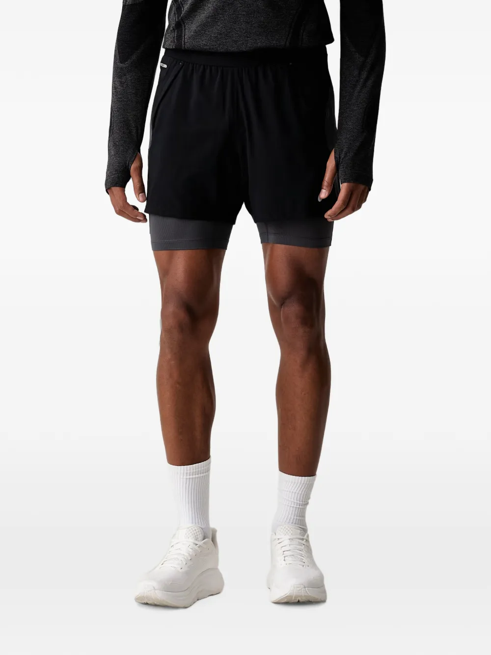 ASICS Road layered shorts - Nero