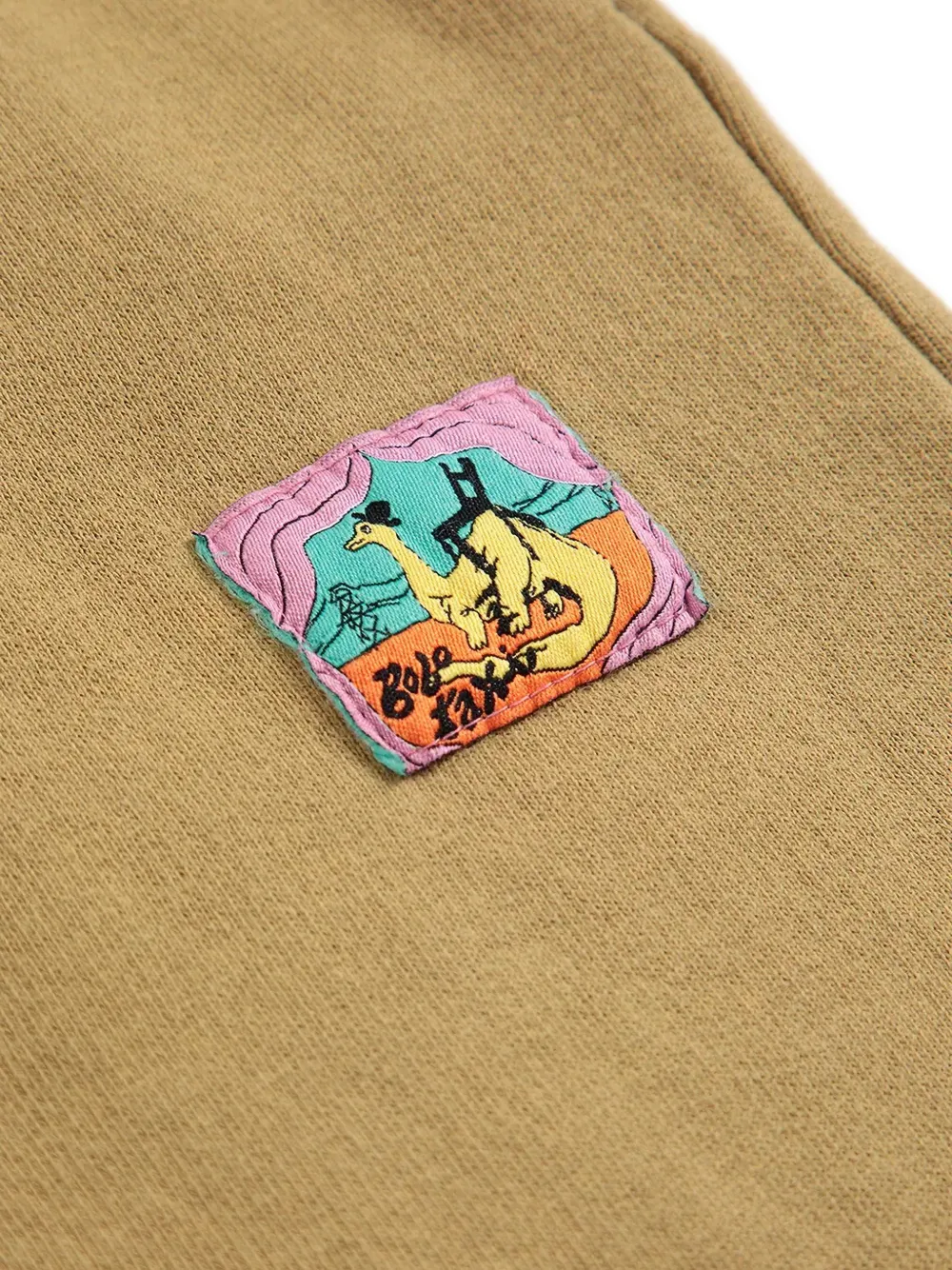 Bobo Choses Taxi Saurus Tag track pants Beige