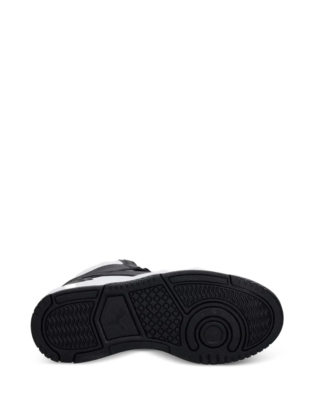 Puma Kids Rebound Slam Mid panelled high-top sneakers Zwart