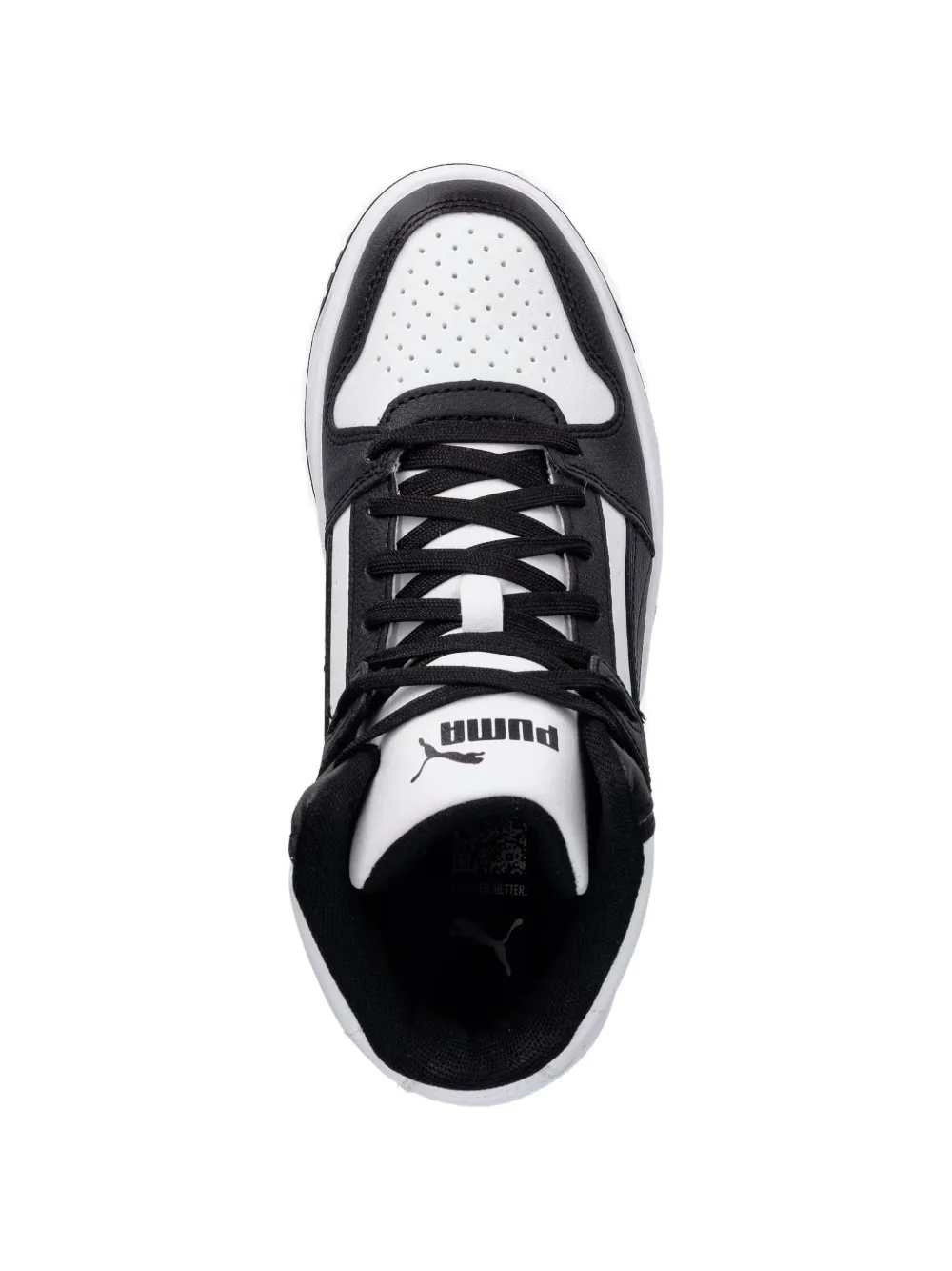 Puma Kids Rebound Slam Mid panelled high-top sneakers Zwart