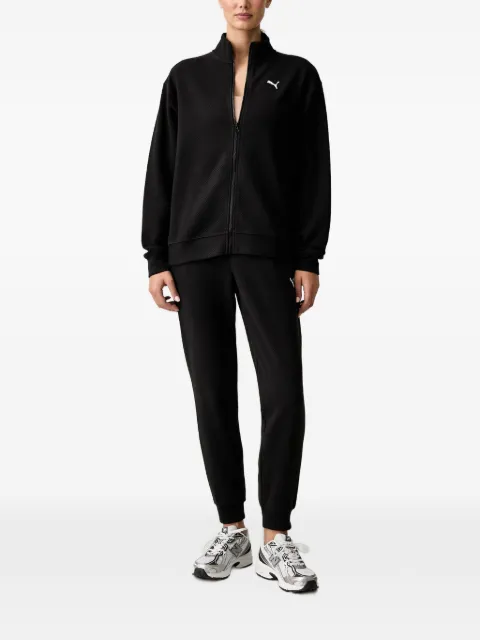 PUMA logo-patch zip-up tracksuit