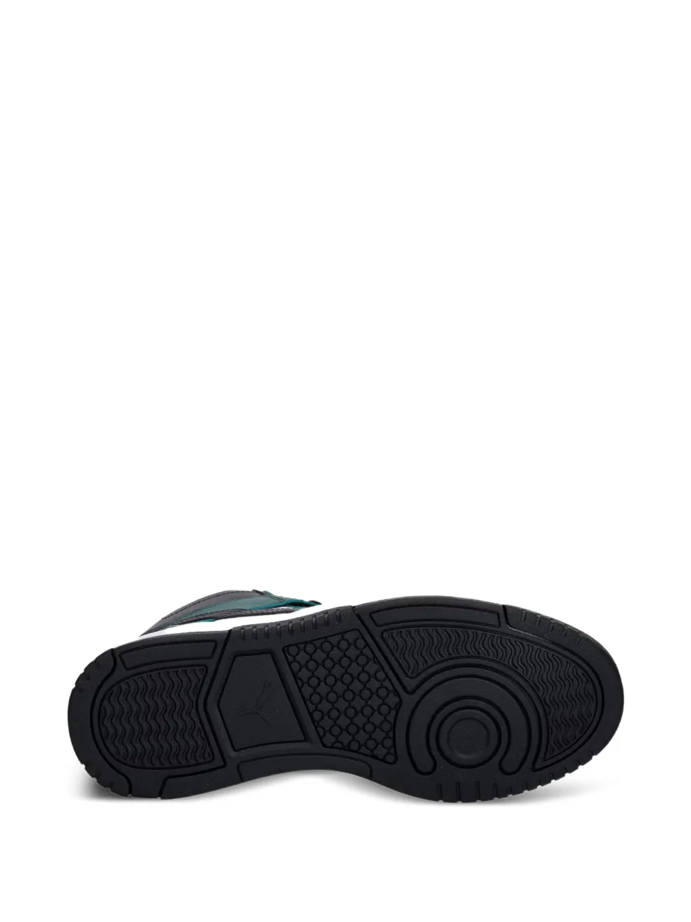 Puma Kids Rebound Slam Mid round-toehigh-top sneakers Groen