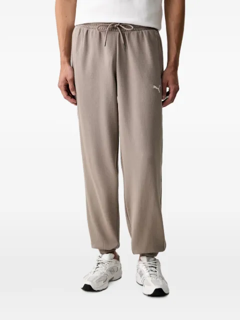 PUMA logo-embroidered drawstring track pants