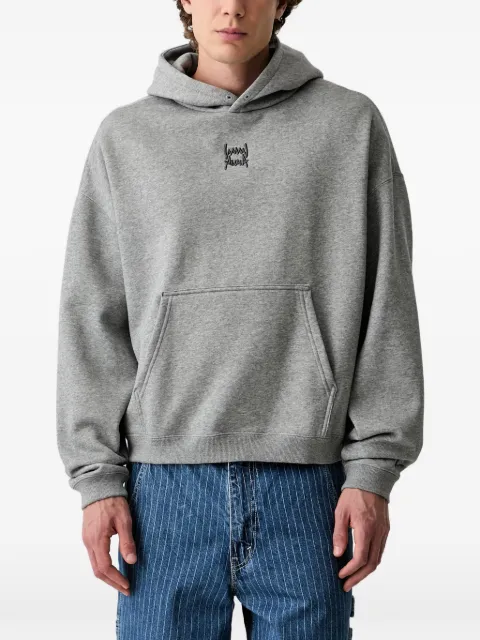 PUMA logo-embroidered pouch-pocket hoodie