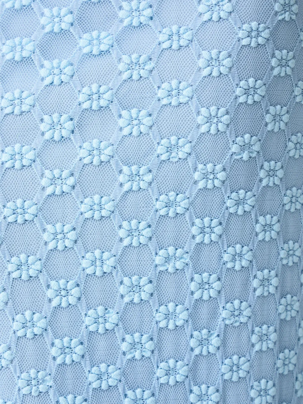 Bardot Mariko maxi-jurk met halternek en bloemenkant Blauw