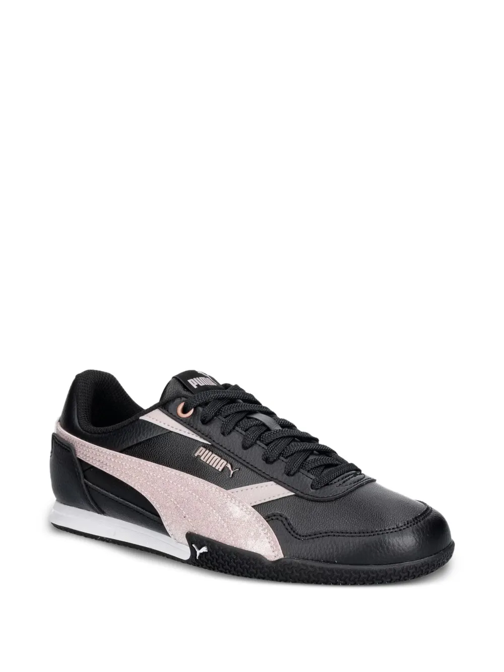 Puma Kids Bella Donna glitter-detail logo-patch sneakers - Nero
