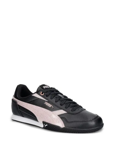 Puma Kids Bella Donna glitter-detail logo-patch sneakers