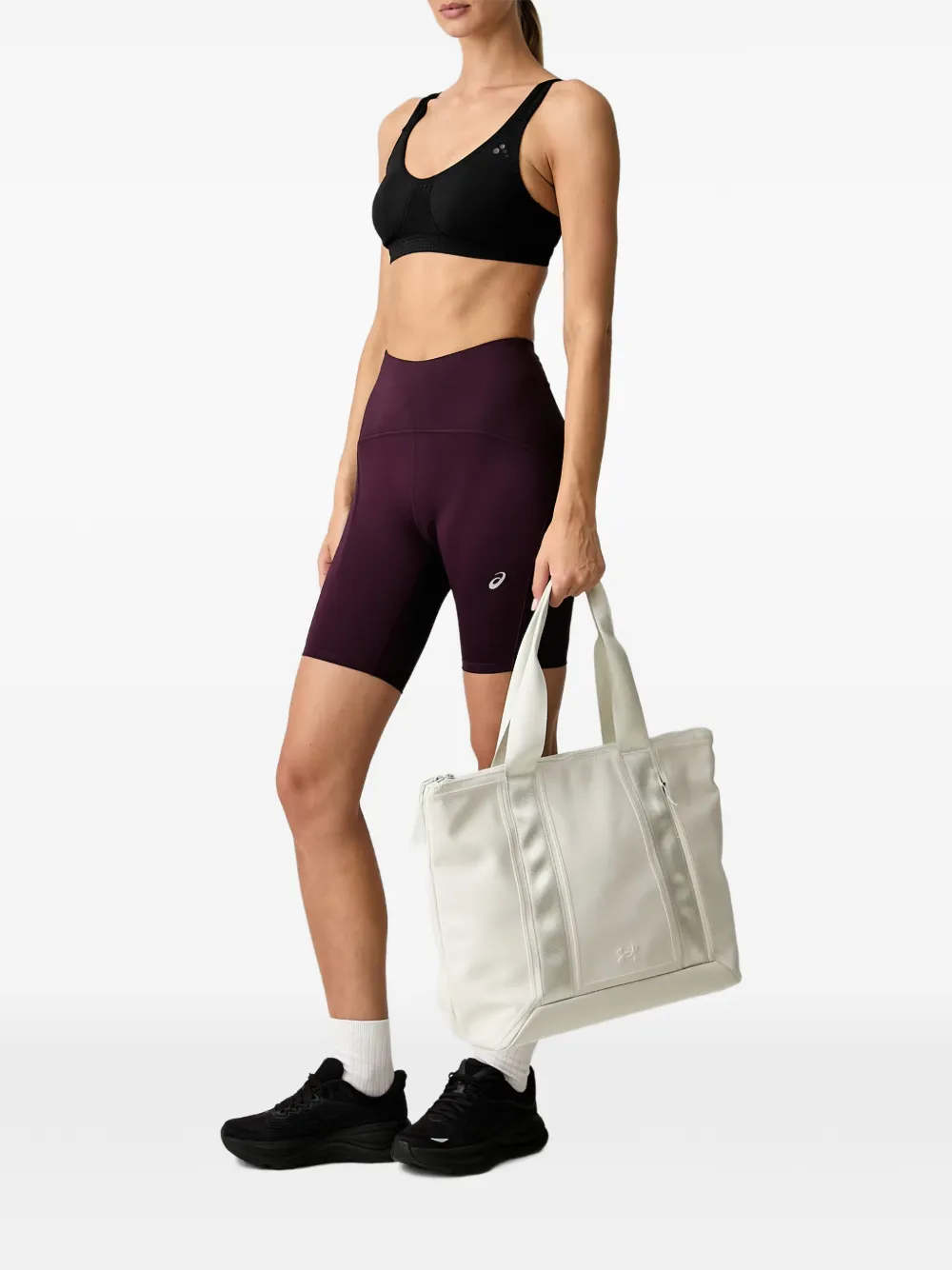 ASICS Road logo-print running shorts Paars