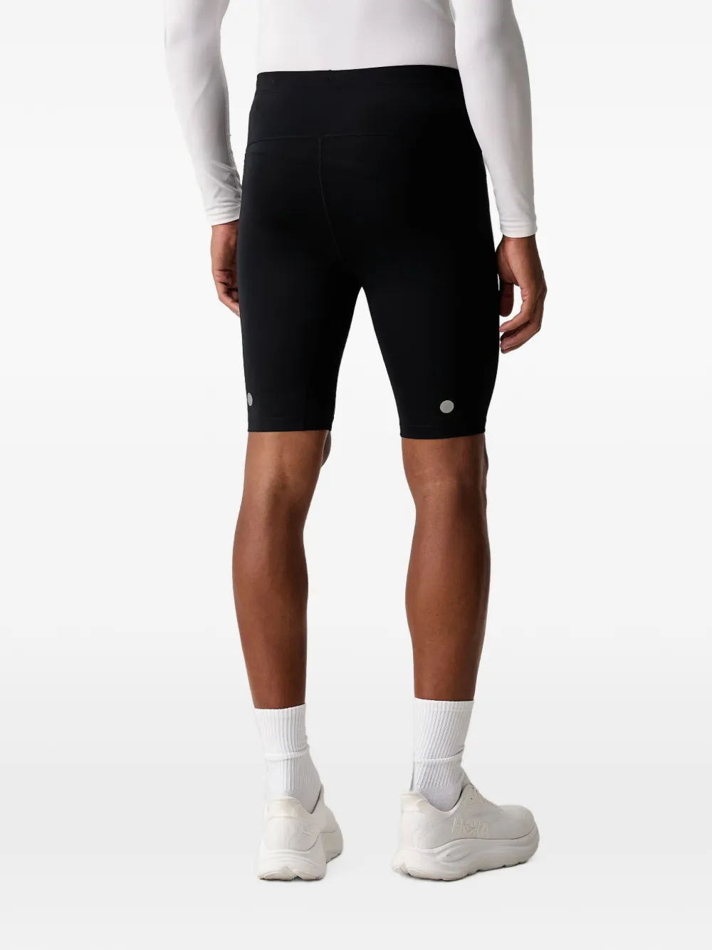 ASICS logo-print shorts Zwart