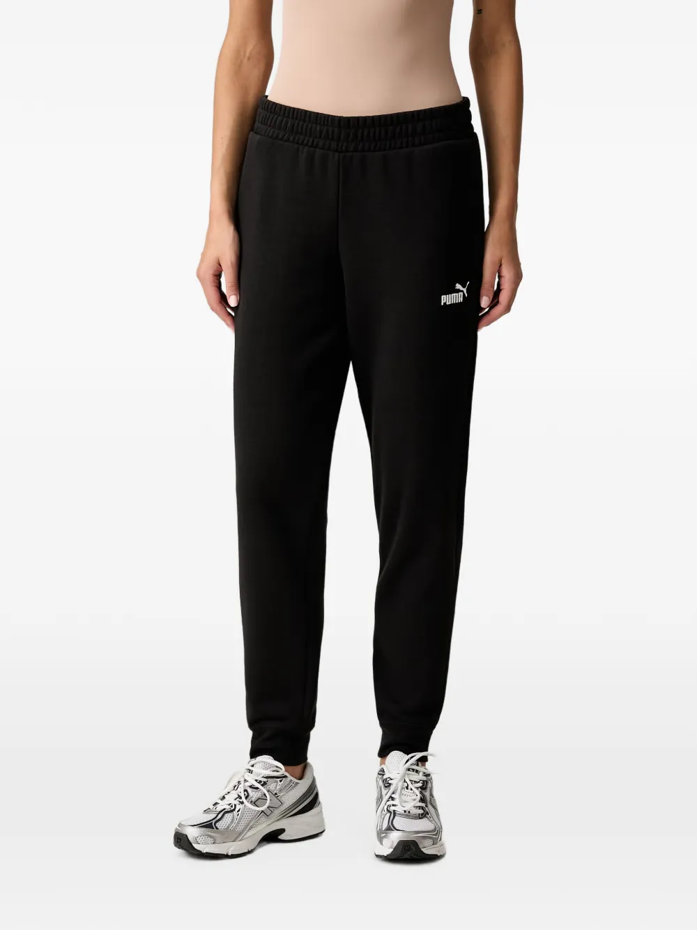PUMA logo-print tracksuit set Zwart