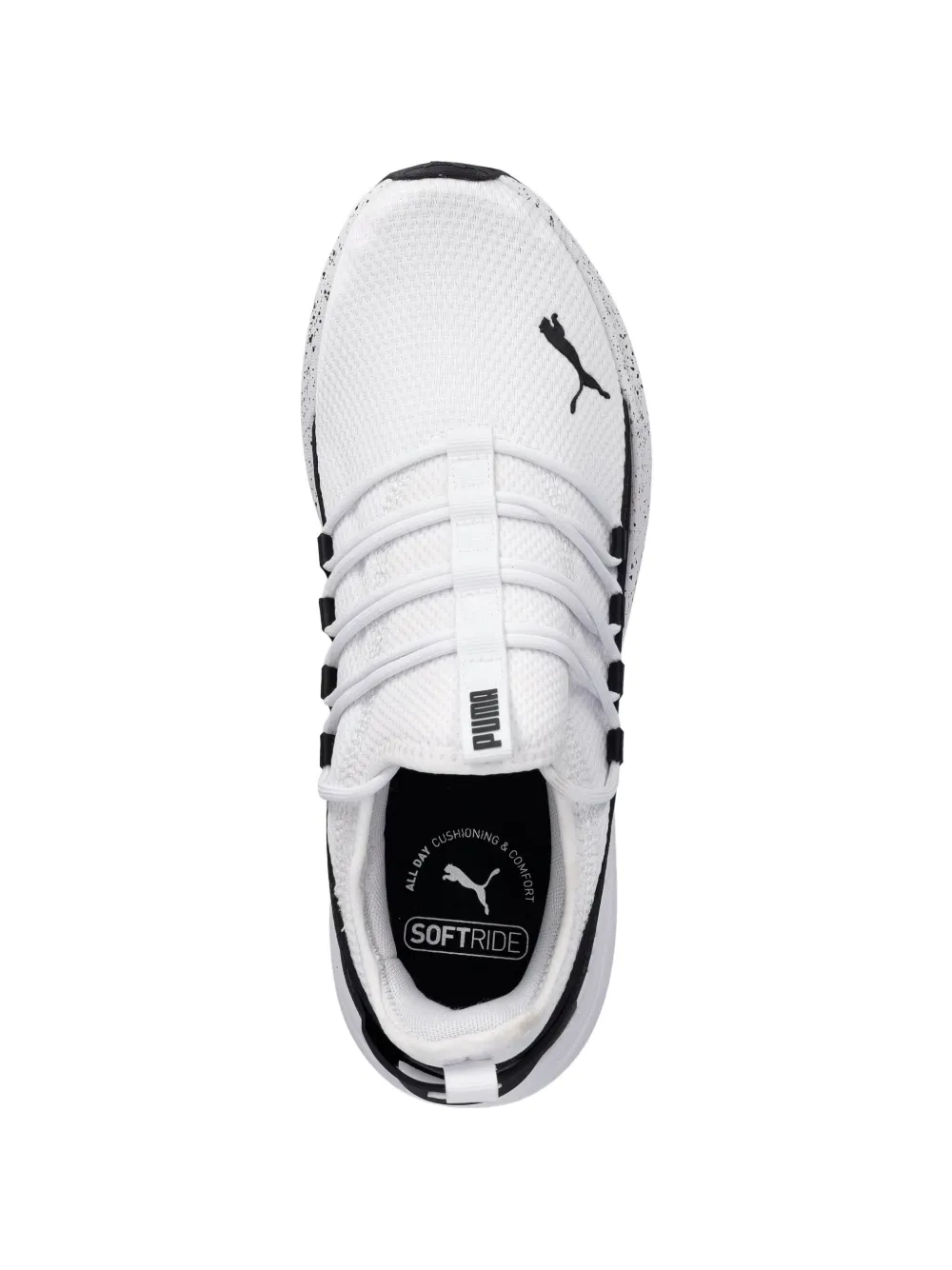 PUMA Softride Carson 2 Pulse speckled sneakers Wit