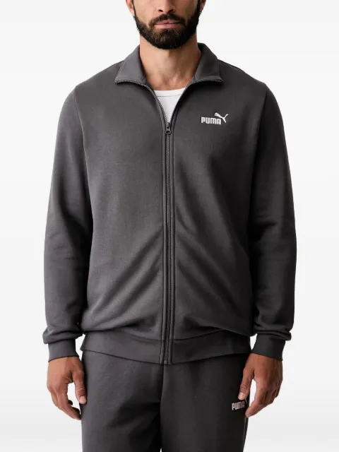 PUMA logo-print zip-up sweatshirt