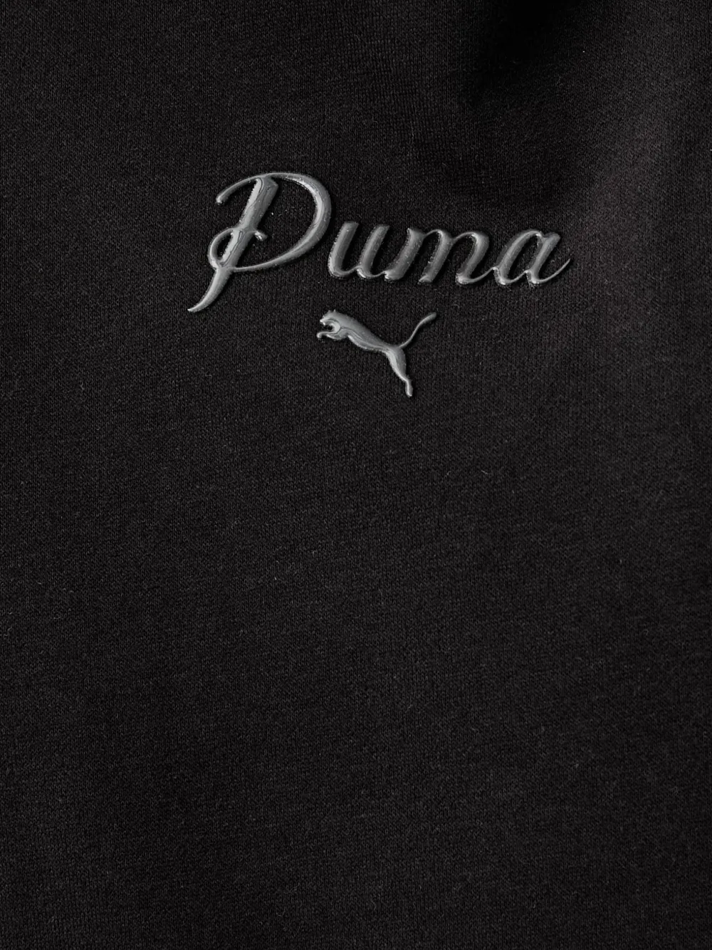 PUMA Hoodie met logoprint Zwart