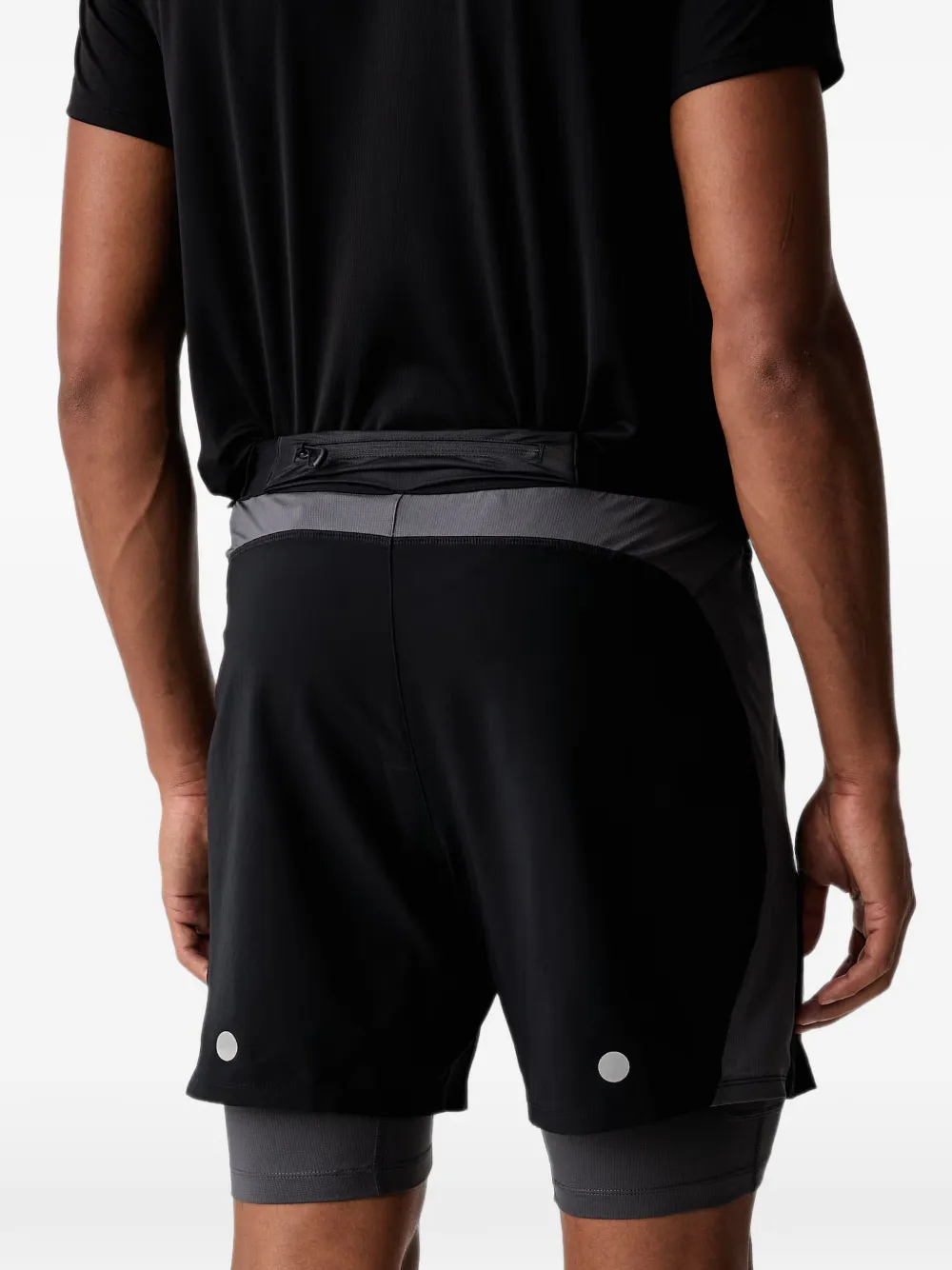 ASICS Road layered track shorts Zwart
