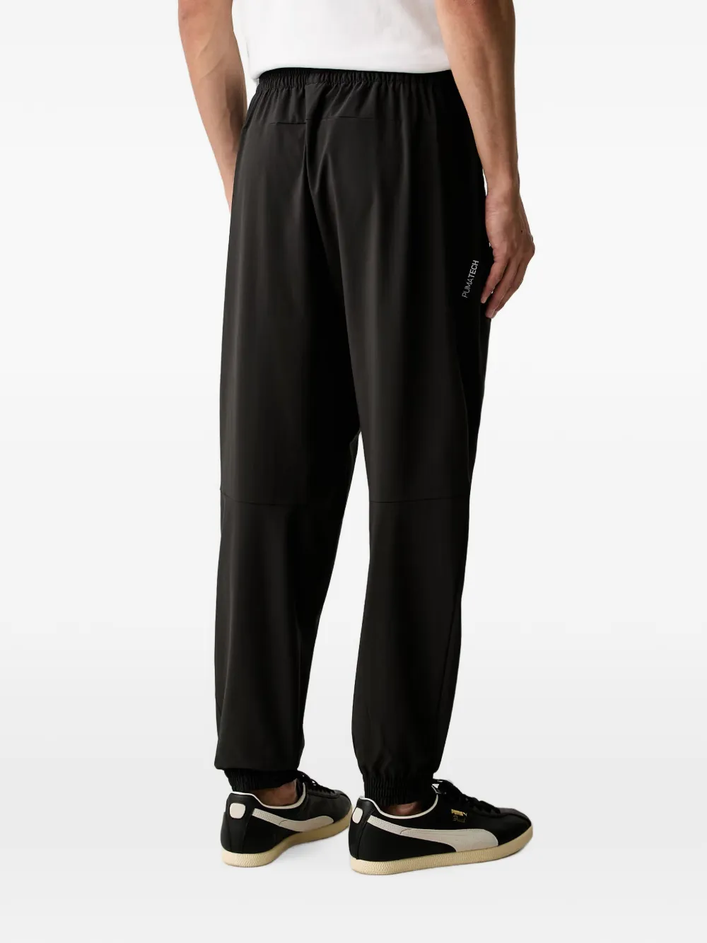 PUMA Trainingsbroek met elastische taille Zwart