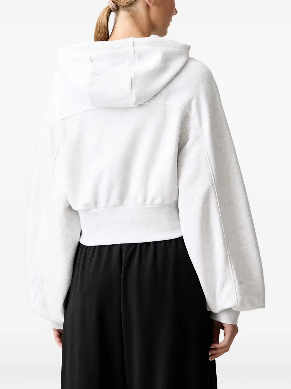 PUMA Hoodie met geborduurd logo Grijs