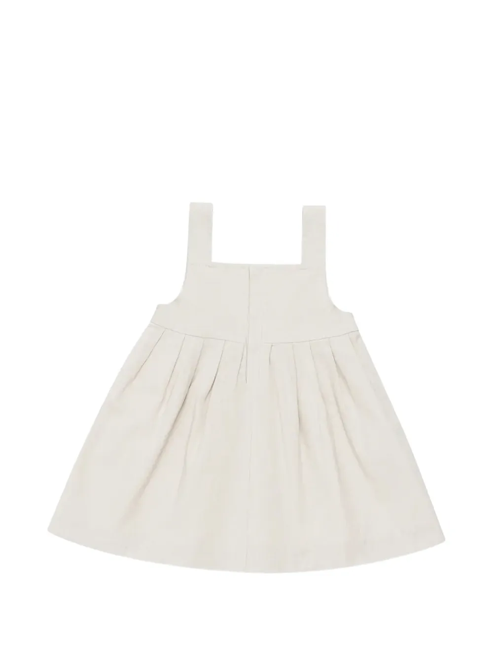 Donsje Harpar Sporty Fluffy Bunny geplooide mini-jurk Beige