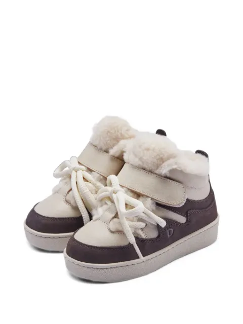 Donsje Sicco shearling-trimmed touch-strap boots