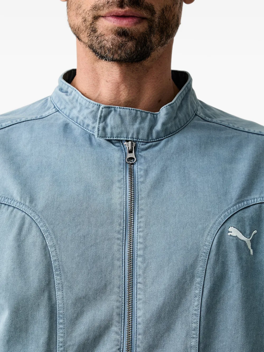 PUMA Future. . Archive relaxed washed twill T7 track jacket Blauw