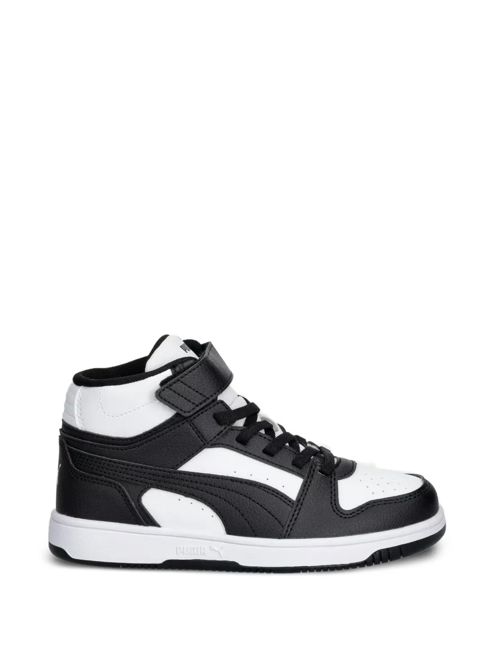 Puma Kids Rebound Slam touch-strap sneakers Zwart