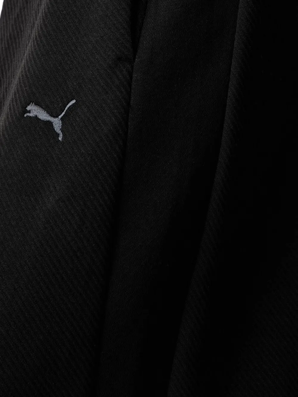 PUMA Trainingsbroek met geborduurd logo en trekkoord Zwart