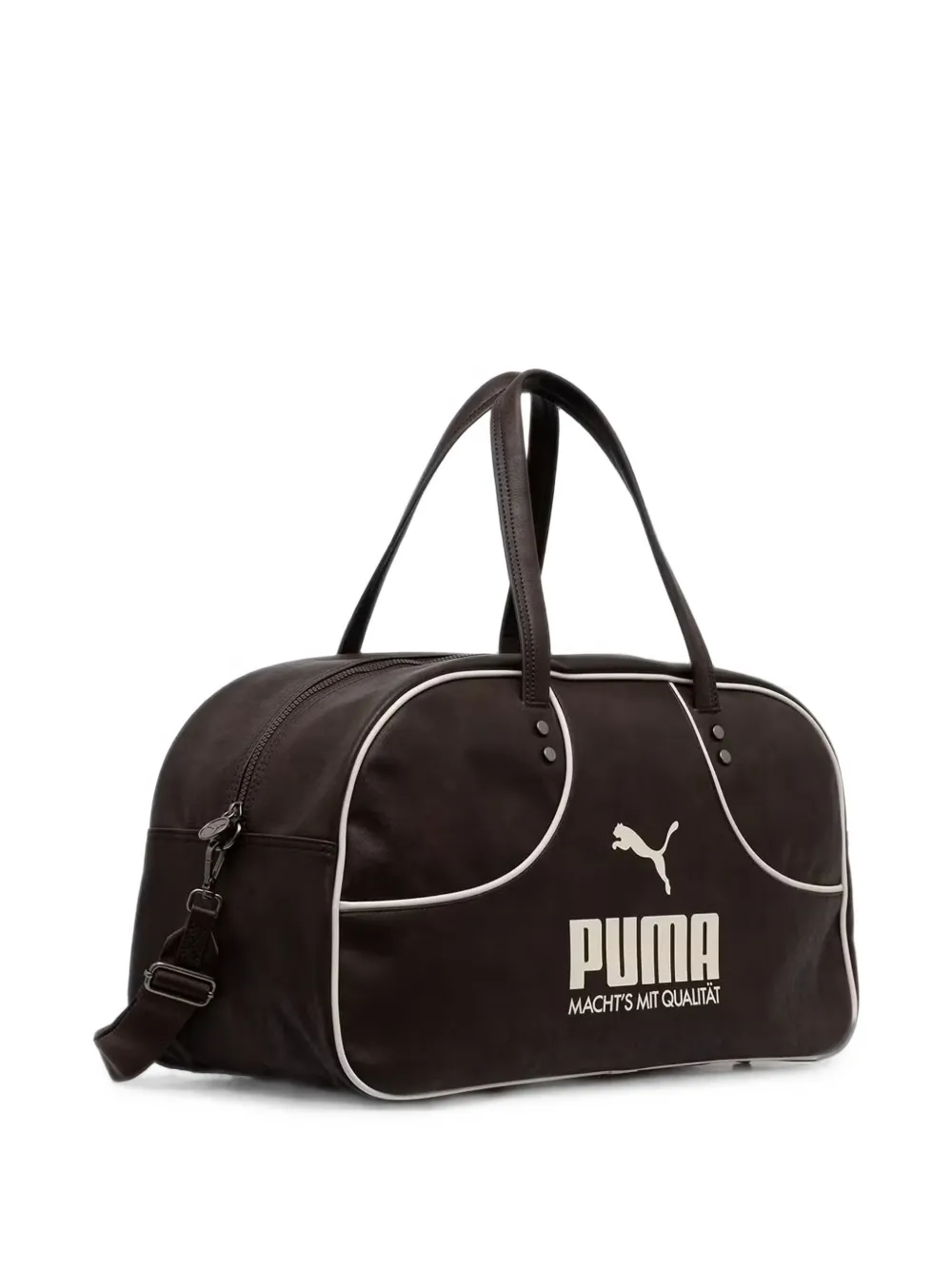 PUMA Reistas met afwerking en logoprint Bruin