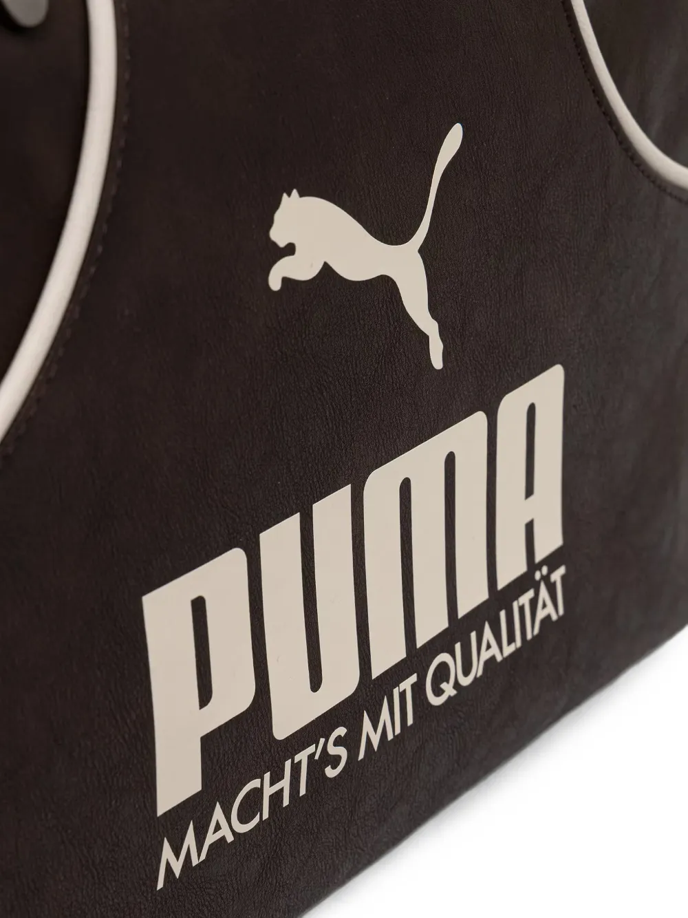 PUMA Reistas met afwerking en logoprint Bruin