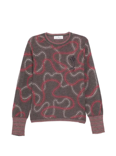 Vivienne Westwood jersey con bordado Orb