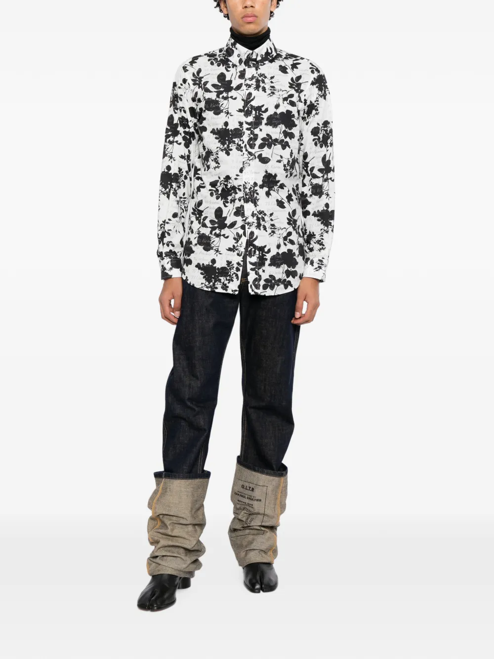 Vivienne Westwood Overhemd met bloemenprint Wit