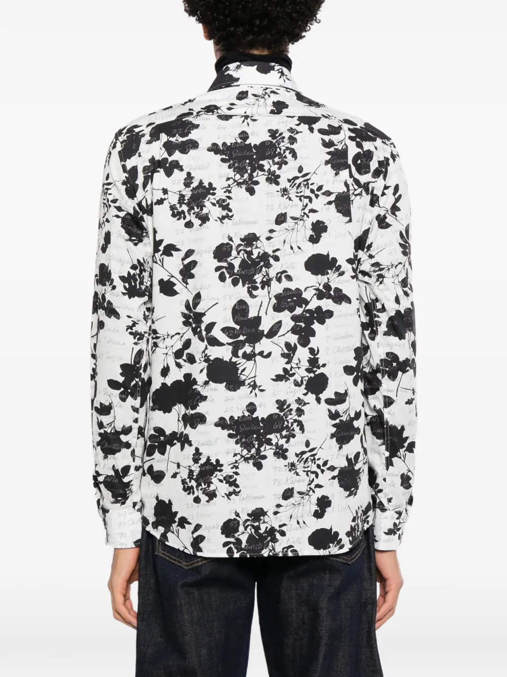Vivienne Westwood Overhemd met bloemenprint Wit