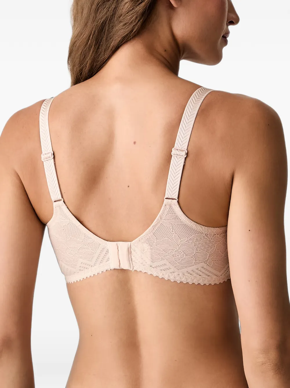 Chantelle Origins bh met kanten vlakken en beugel Beige