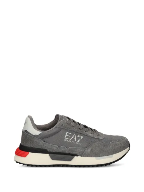 Ea7 Emporio Armani logo-print panelled sneakers