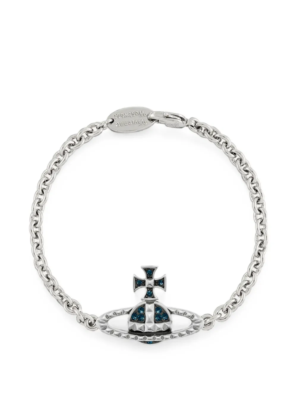 Vivienne Westwood crystal-embellished bracelet - Argento
