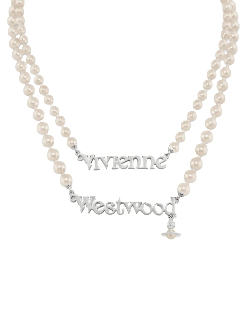 Vivienne Westwood Amelia faux-pearl necklace - Argento
